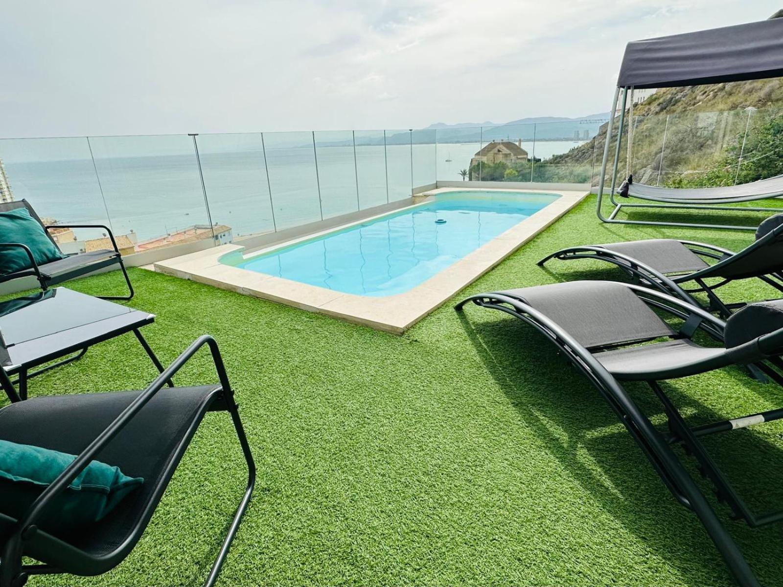 Beautiful Villa Spectacular Sea View 10 People Max Faro de Cullera Eksteriør bilde