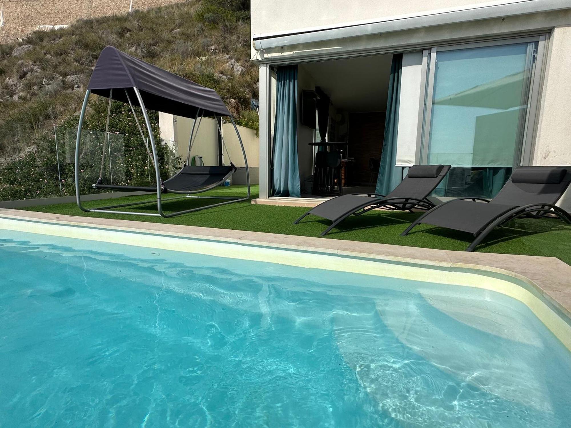 Beautiful Villa Spectacular Sea View 10 People Max Faro de Cullera Eksteriør bilde